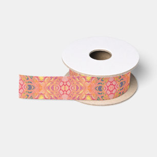 pattern abstract pink satin ribbon