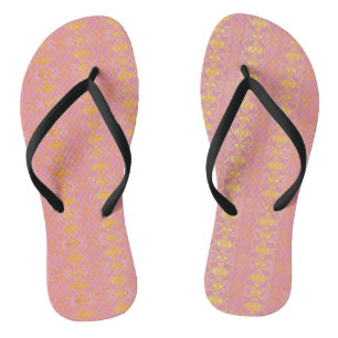 pattern abstract pink thongs