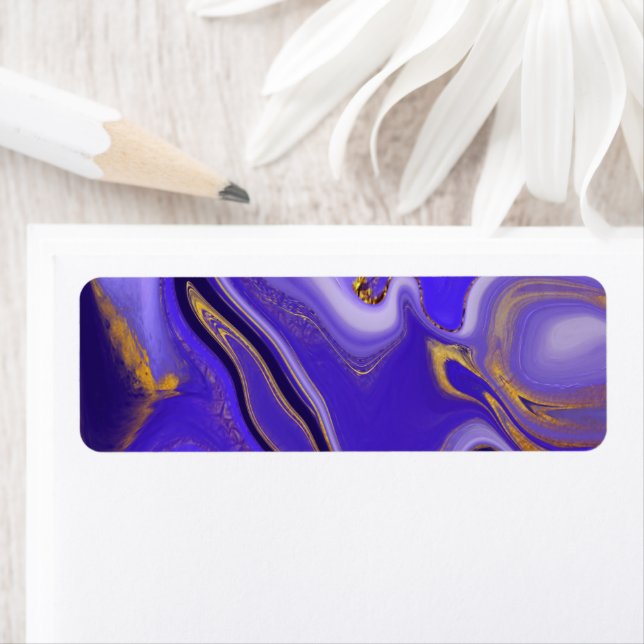 pattern abstract. return address label (Insitu)