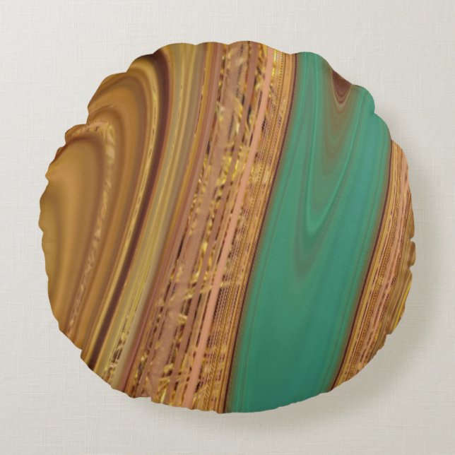 pattern abstract. round cushion (Front)
