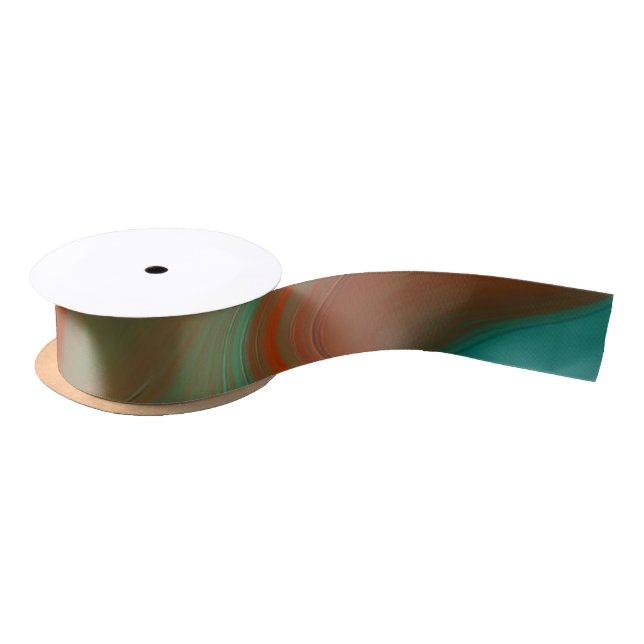 pattern abstract satin ribbon (Spool)
