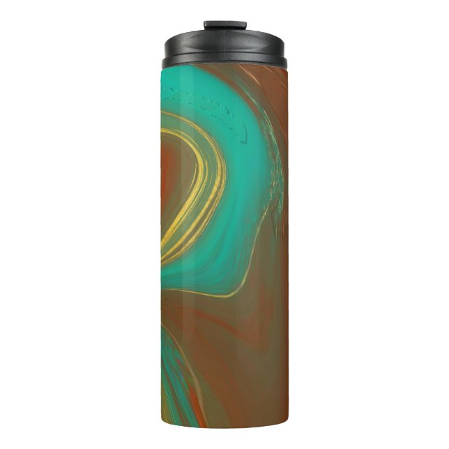pattern abstract, thermal tumbler (Front)