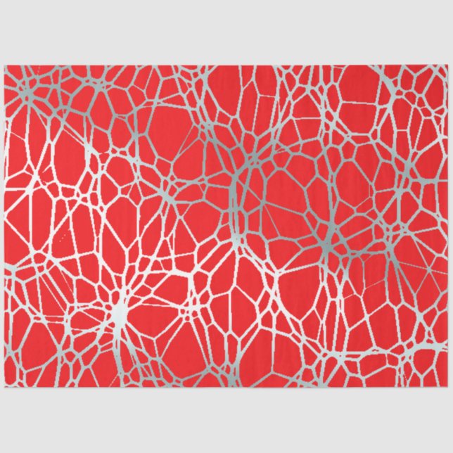 pattern and light red silver tissue paper (Front)
