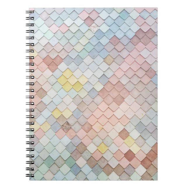Pattern Art Cute Pastel Patterns Geometric Design  Notebook (Front)