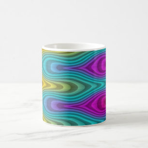 Pattern ARTs - stripes 3D coloured 19 Coffee Mug