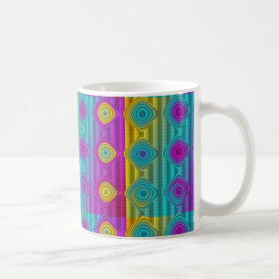 Pattern ARTs - stripes 3D coloured 20 Coffee Mug