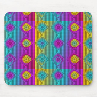 Pattern ARTs - stripes 3D coloured 20 Mouse Pad