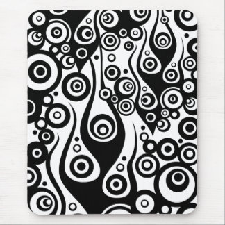 Pattern ARTs - Tattoo circle flames | transparent Mouse Pad