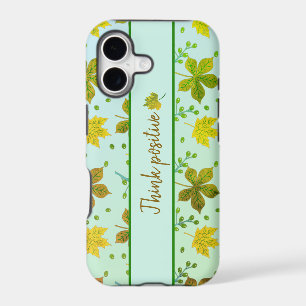 Pattern autumn leaves iPhone Case