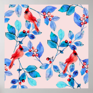 pattern background abstract red kaleidoscope desig poster