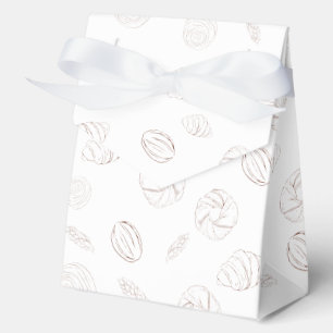 Pattern Bakery Pastry Bun In The Oven Baby Shower Favour Box