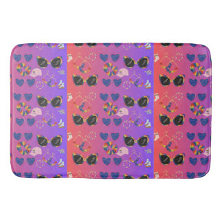 pattern bath mat