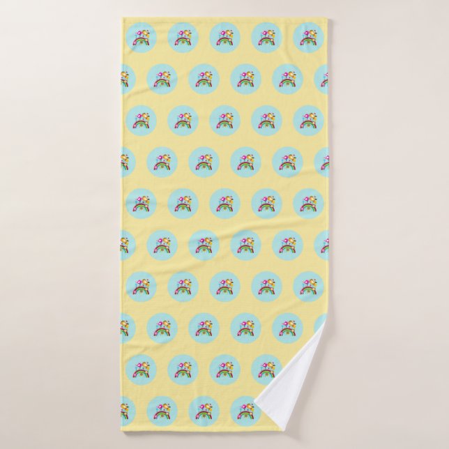 pattern bath towel (Bath Towel)