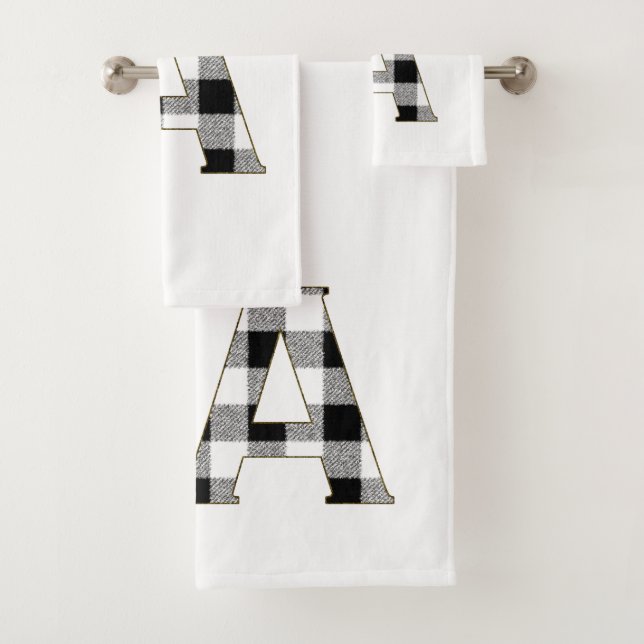 pattern bath towel set (Insitu)
