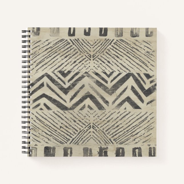 Pattern Bazaar - Geometric Shapes Notebook (Front)