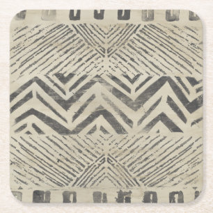 Pattern Bazaar - Geometric Shapes Square Paper Coaster