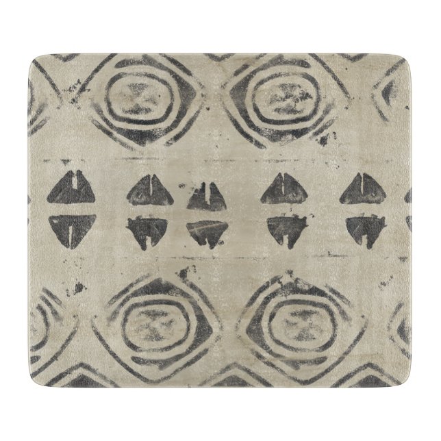 Pattern Bazaar - Rounded and Geometric Shapes Cutting Board (Front)