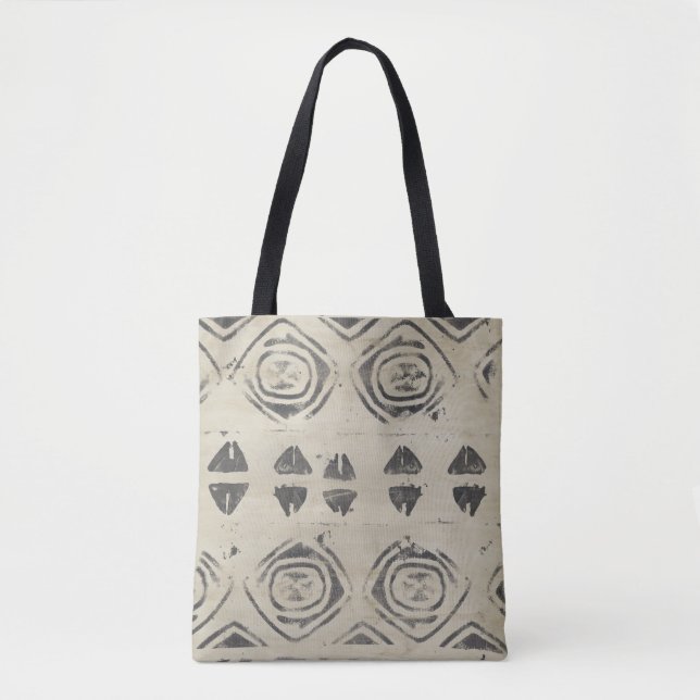 Pattern Bazaar - Rounded and Geometric Shapes Tote Bag (Front)