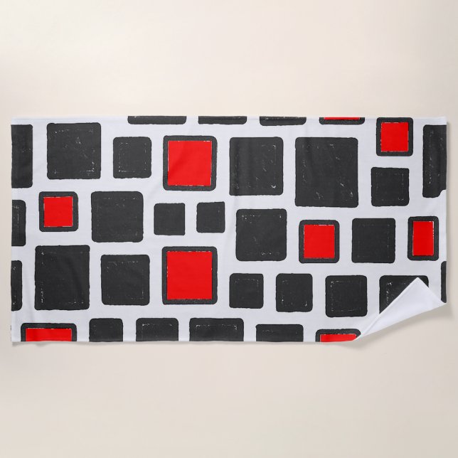 Pattern  beach towel (Front)