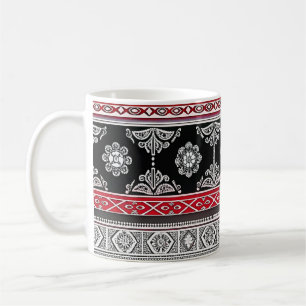 Pattern black Mug