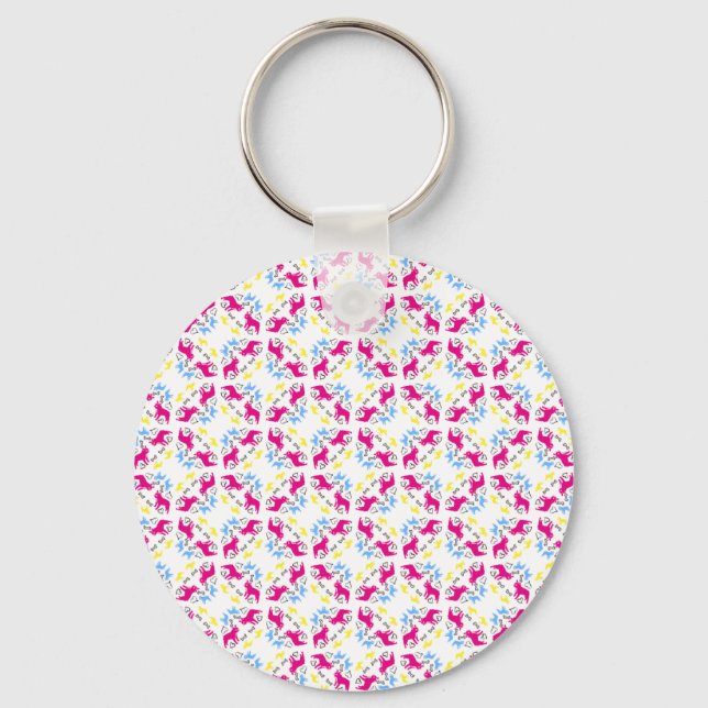 Pattern Bulldogs Key Ring (Front)