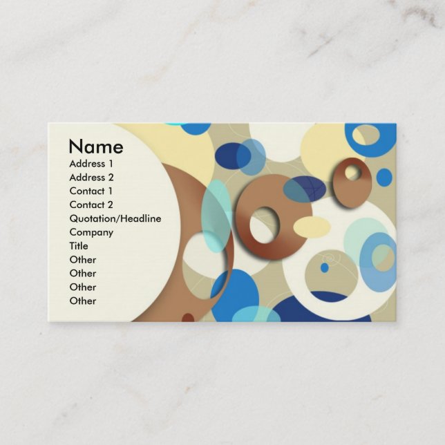 Pattern Business Card 01 (Front)