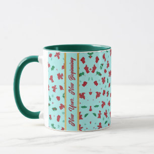 Pattern Christmas Decoration Coffee Mug