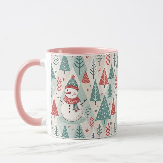 Pattern Christmas Scandinavian Mug (Left)