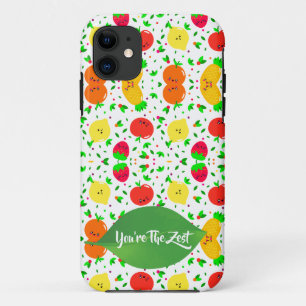 pattern colorful fruits iphone case