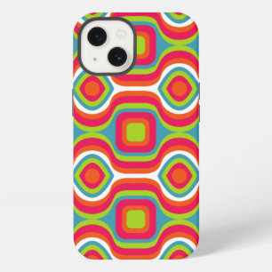 Pattern Colorfull Stylish Geometric Vintage Cute iPhone 13 Case