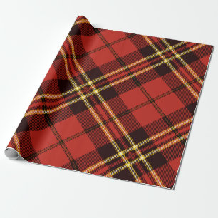 Pattern Colorfull Stylish Scottish Vintage Wrapping Paper