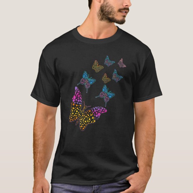 Pattern Colourful Butterfly September Internationa T-Shirt (Front)