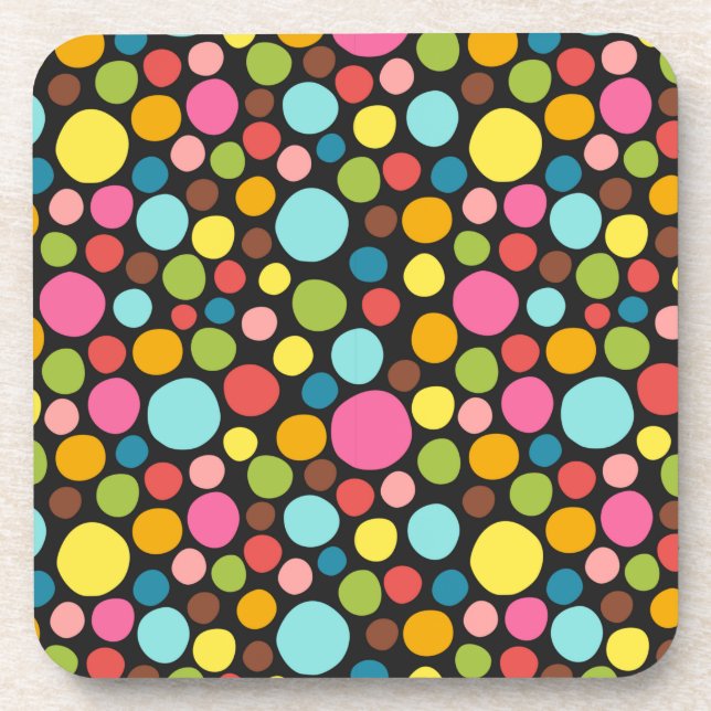 Pattern Colourful Inspiration Cute      Coaster (Front)