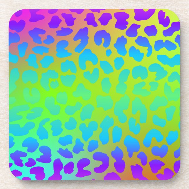 Pattern Colourful Inspiration Retro Cute   Coaster (Front)