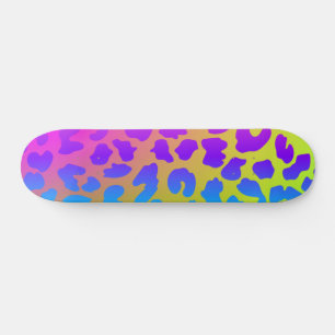 Pattern Colourful Inspiration Retro Cute   Skateboard