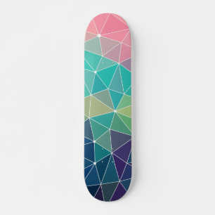 Pattern Colourful Inspiration Retro Cute Skateboard
