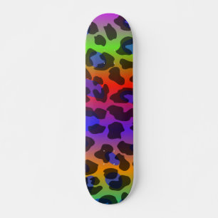 Pattern Colourful Inspiration Retro Tiger Skateboard