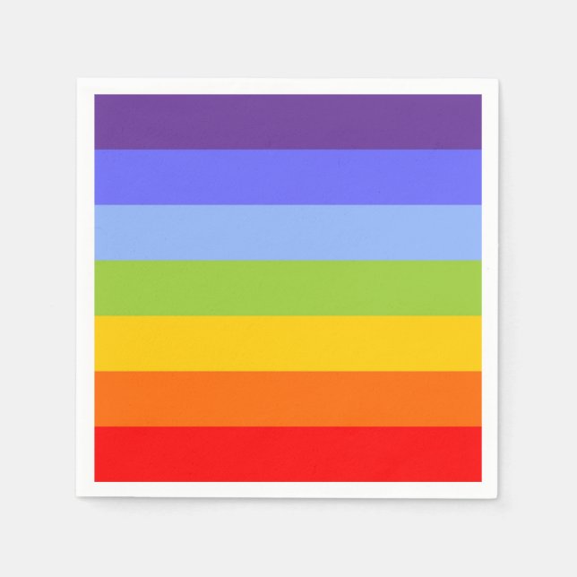 Pattern Design chakra coloured + your ideas Napkin (Front)