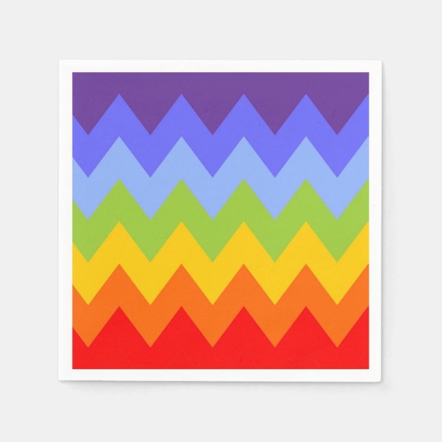 Pattern Design chakra coloured + your ideas Napkin (Front)