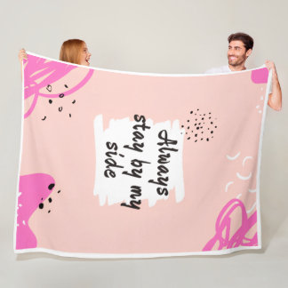 Pattern Design  Fleece Blanket