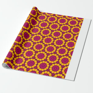pattern design made by repetition of geometric sha wrapping paper