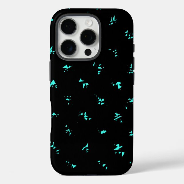 Pattern Design on Black Case-Mate iPhone Case (Back)