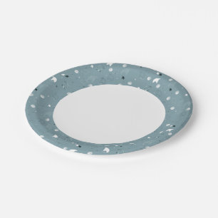 pattern displaying a cute polar paper plate