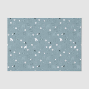 pattern displaying a cute polar tissue paper