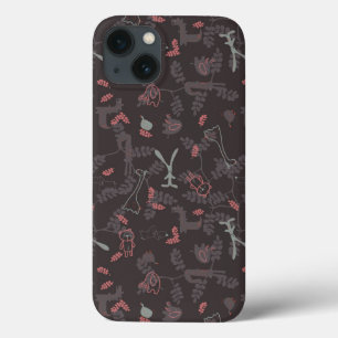 pattern displaying baby animals 1 iPhone 13 case