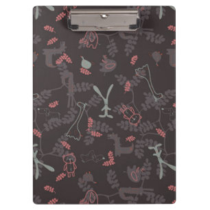 pattern displaying baby animals 1 clipboard