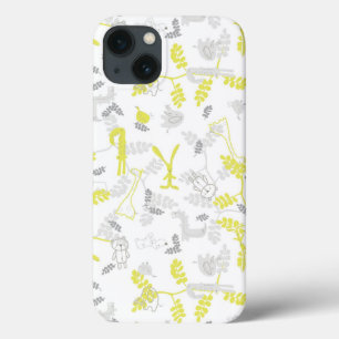 pattern displaying baby animals 2 iPhone 13 case