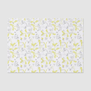 pattern displaying baby animals 2 tissue paper