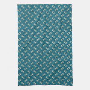 pattern displaying birds tea towel