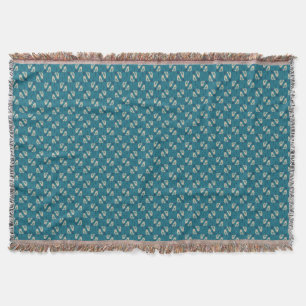 pattern displaying birds throw blanket